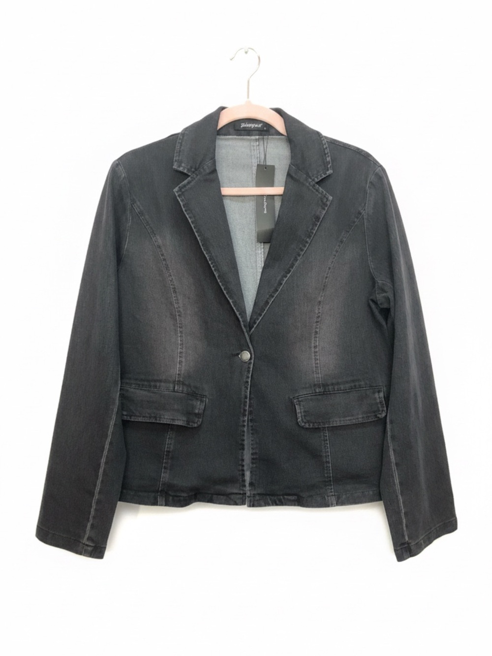 Classic Black Jean Jacket - Picture 4 of 5